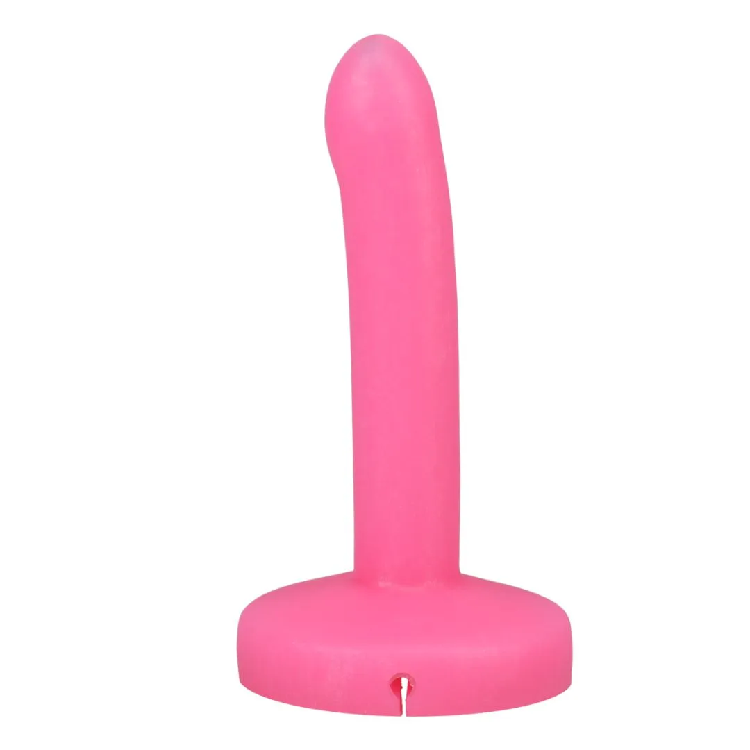 Pop Slim 6 Inch Silicone Squirting Dildo - Pink