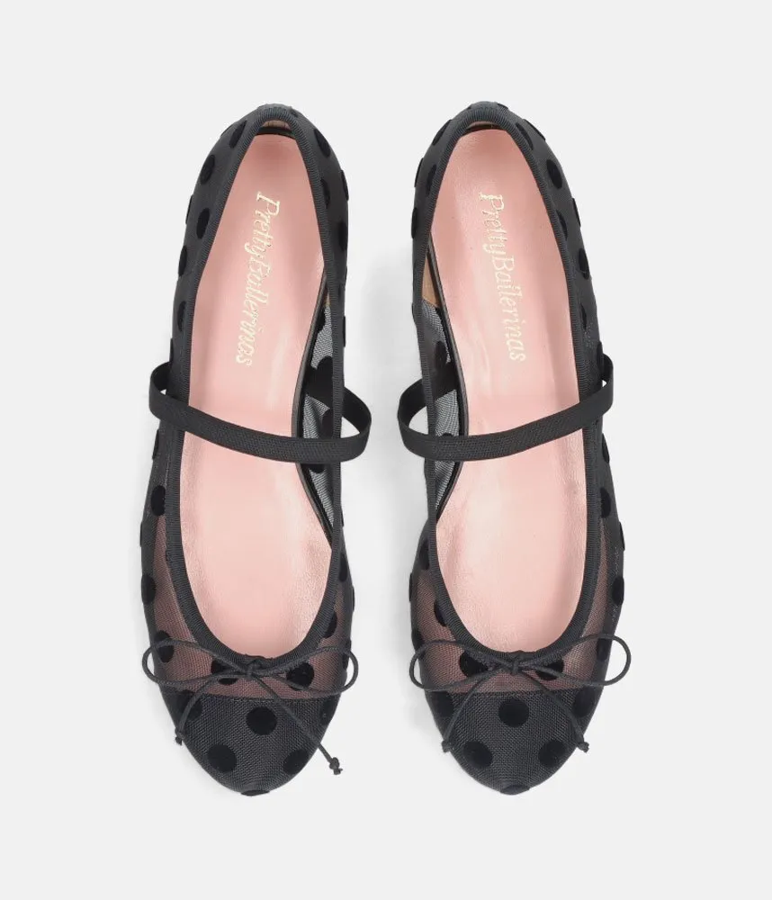 Pretty Ballerinas Gorgeous Sheer Mary Jane Flats
