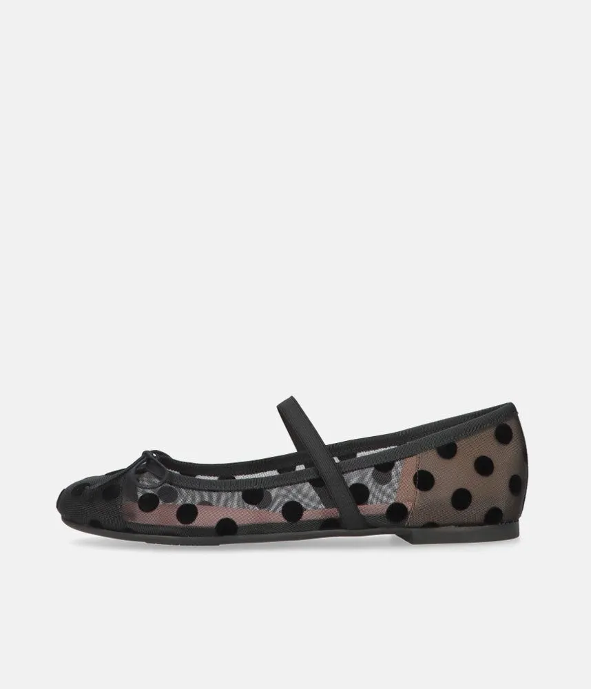Pretty Ballerinas Gorgeous Sheer Mary Jane Flats