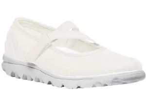 Propet TravelActiv - Women's Mary Jane White (w)