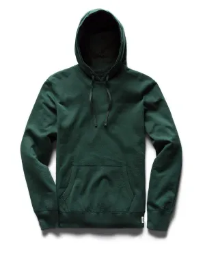 Pullover Hoodie Midweight Terry Forest Green