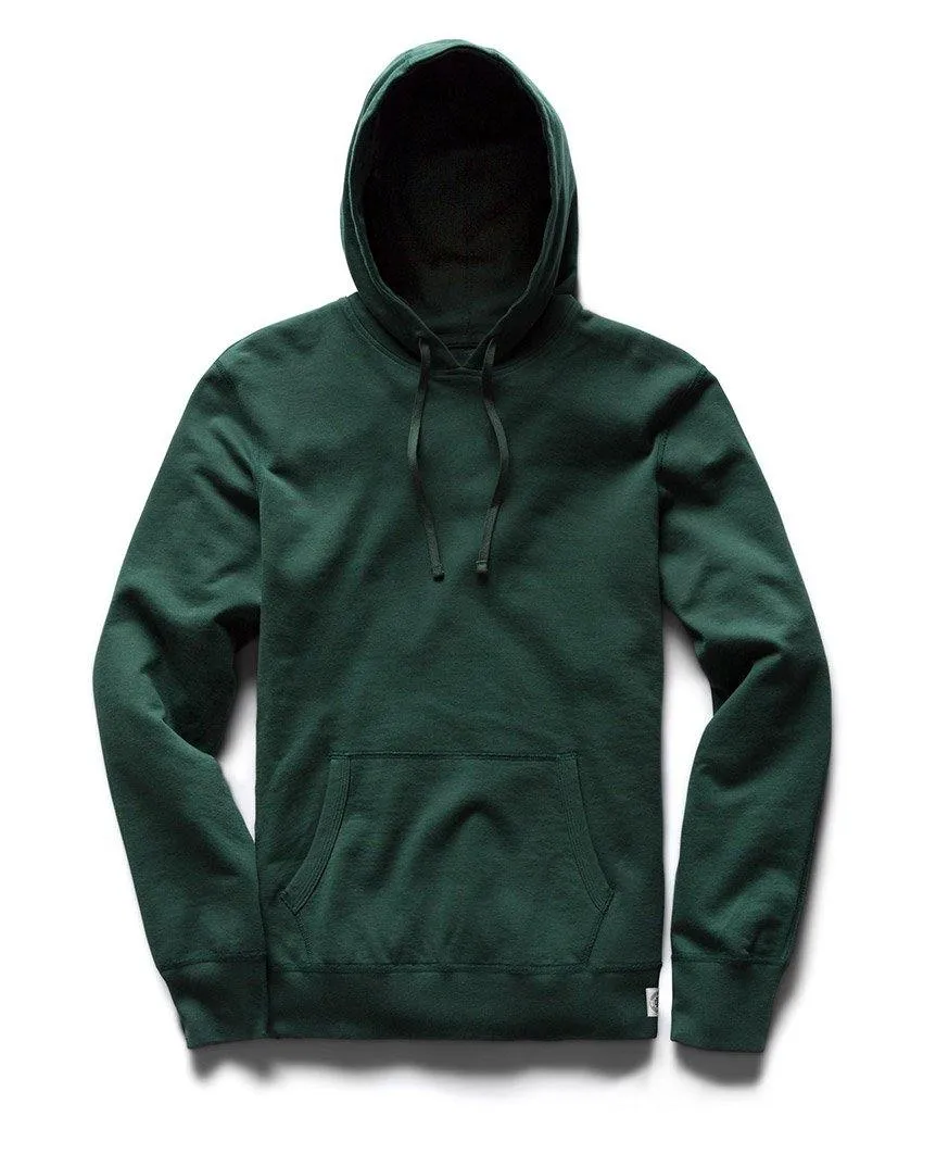 Pullover Hoodie Midweight Terry Forest Green