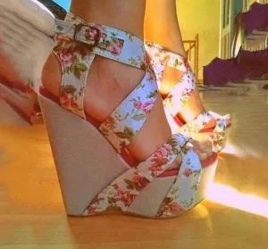 Pumps "The Garden"