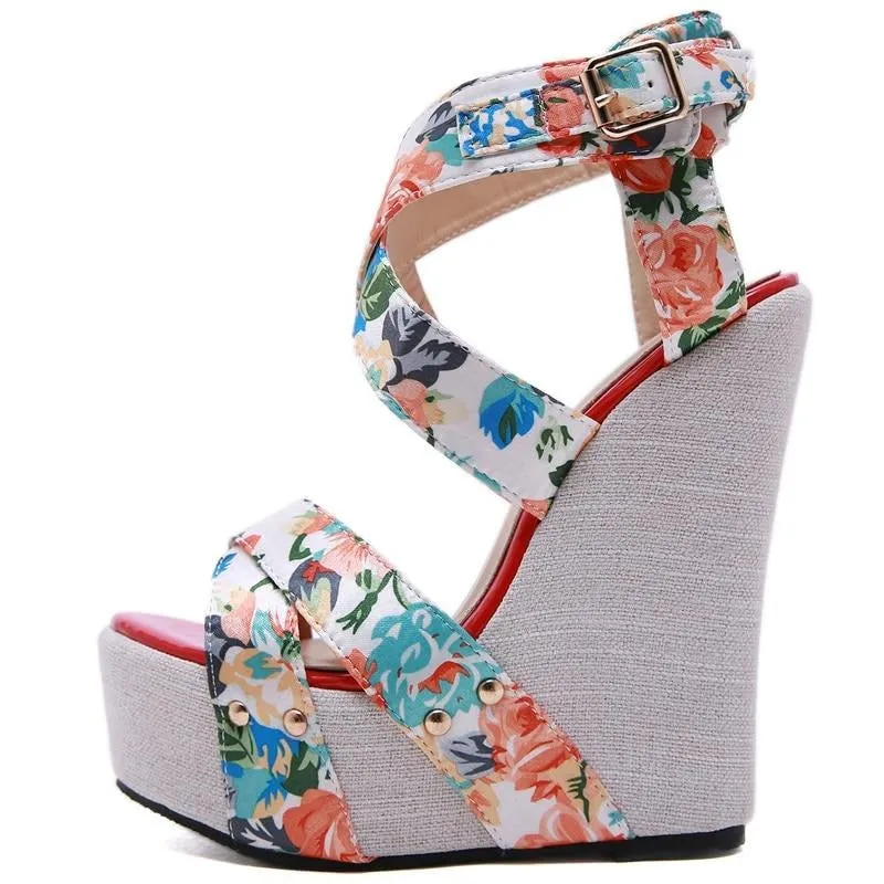 Pumps "The Garden"