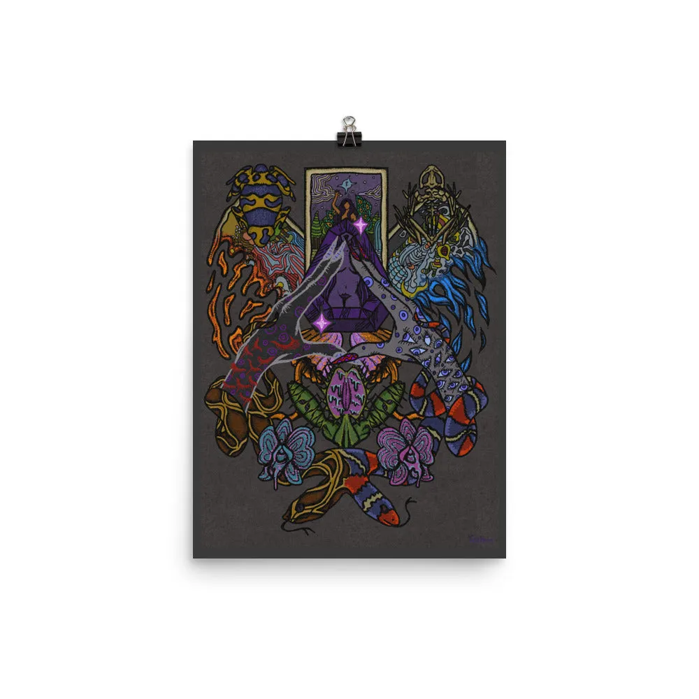 "The Feminine  Mystique" Grey Premium Matte Posters