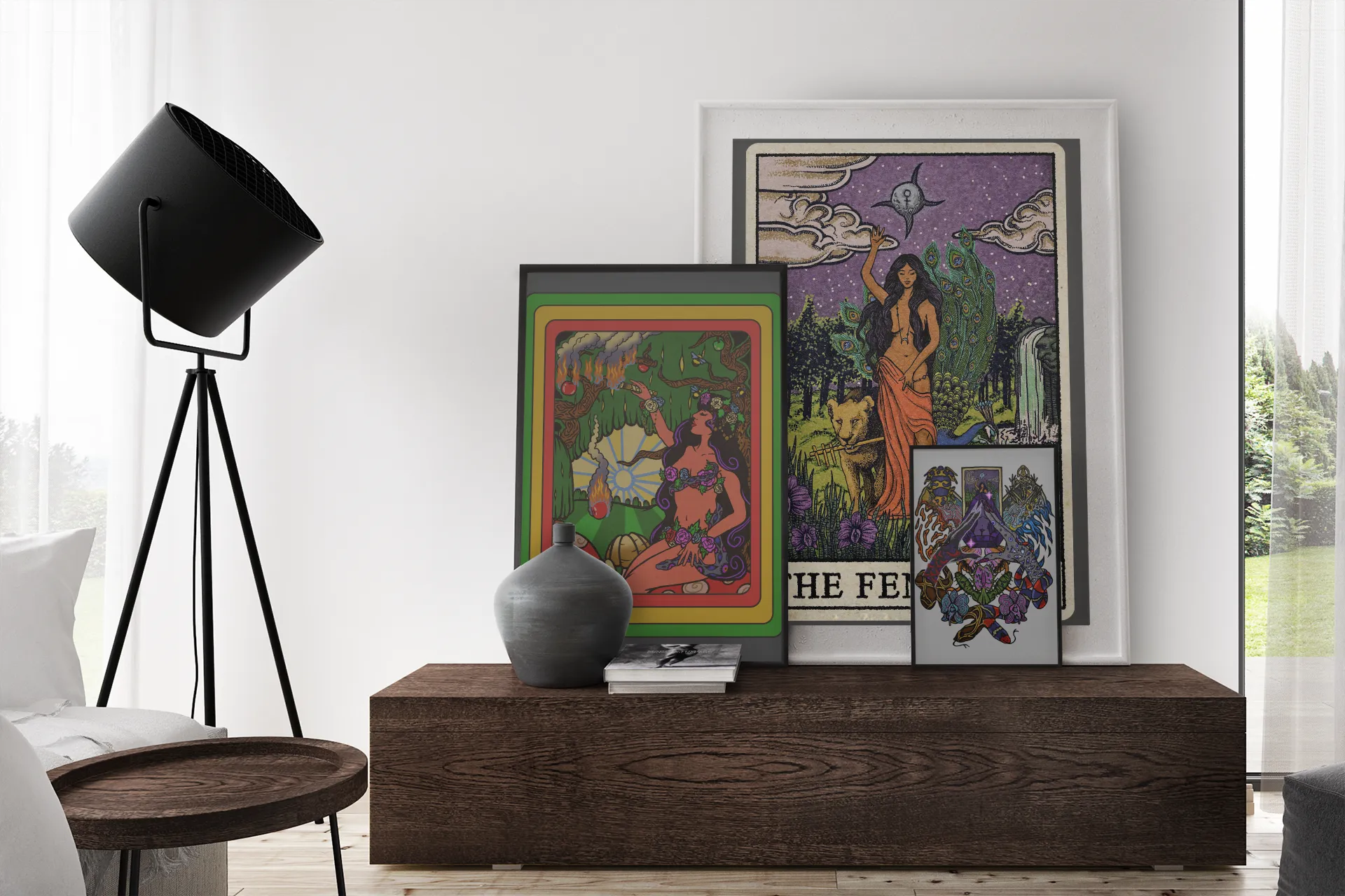 "The Feminine  Mystique" Grey Premium Matte Posters