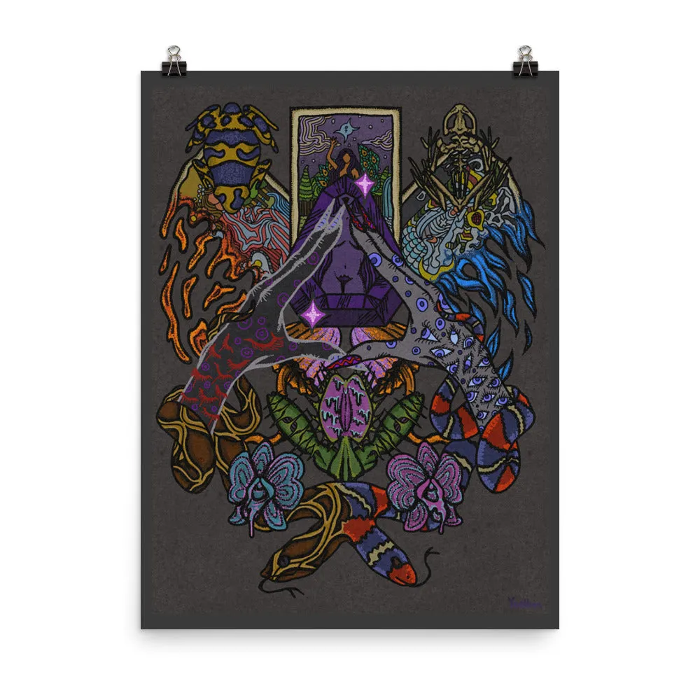 "The Feminine  Mystique" Grey Premium Matte Posters
