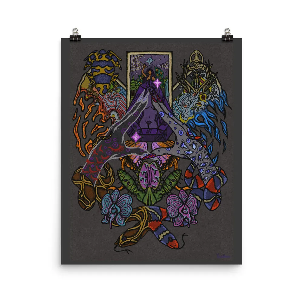 "The Feminine  Mystique" Grey Premium Matte Posters
