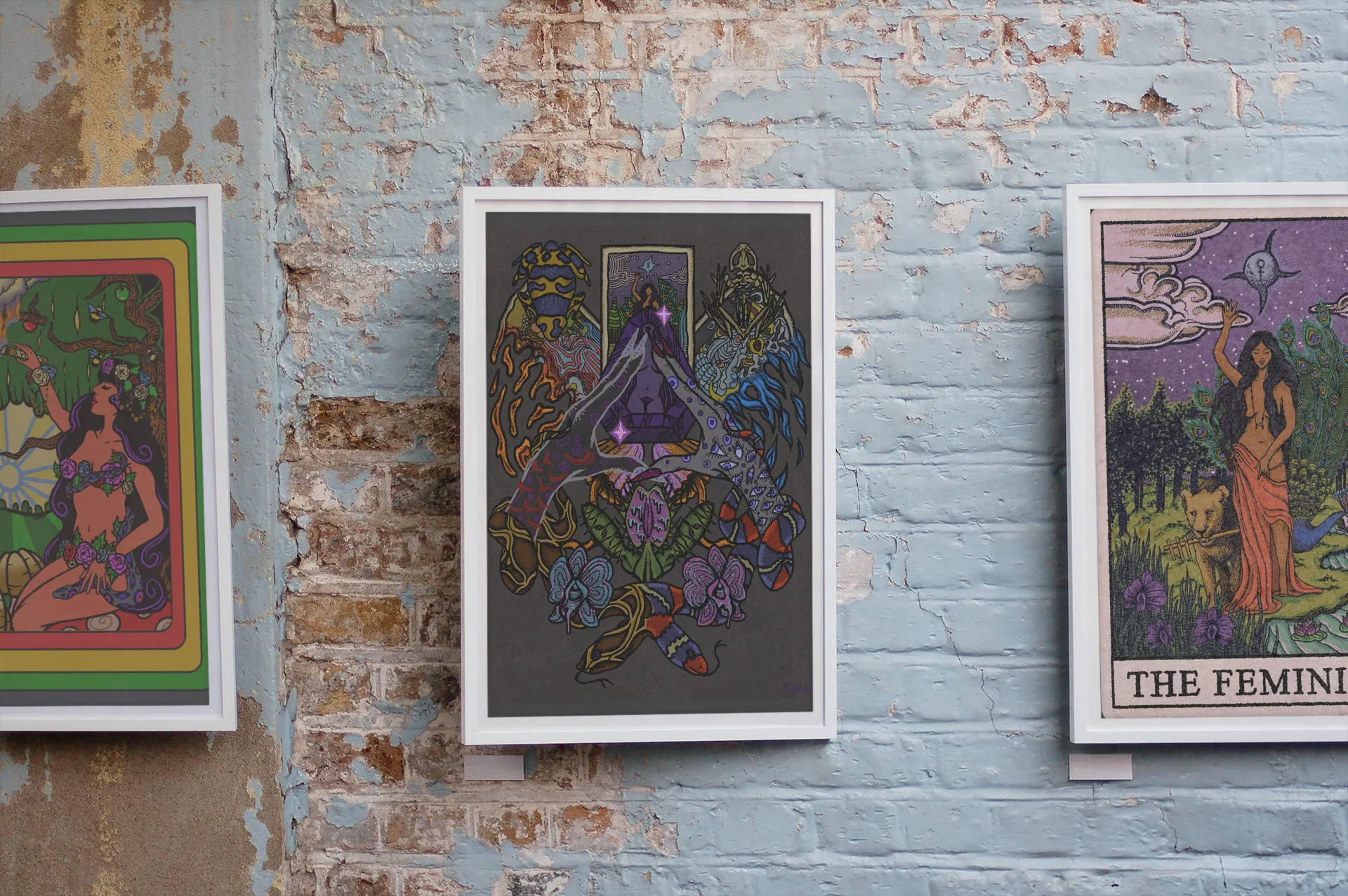 "The Feminine  Mystique" Grey Premium Matte Posters