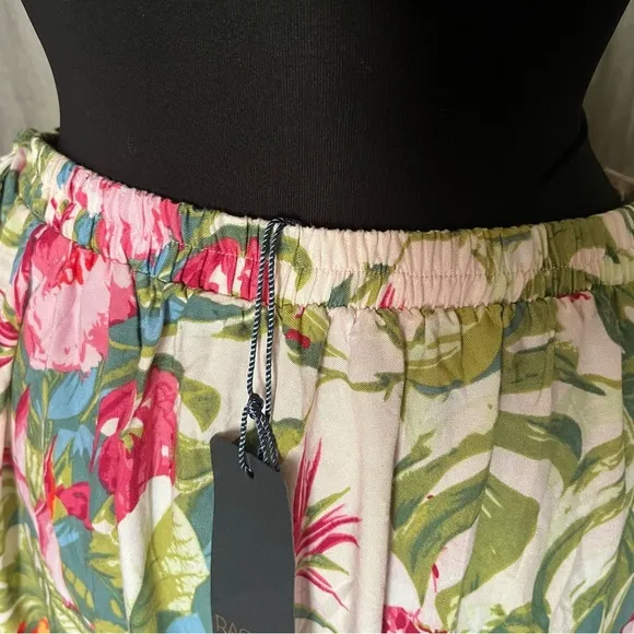 Rachel Roy Colorful Floral Wrap Skirt