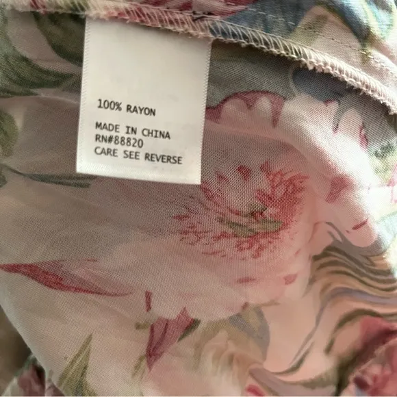 Rachel Roy Colorful Floral Wrap Skirt