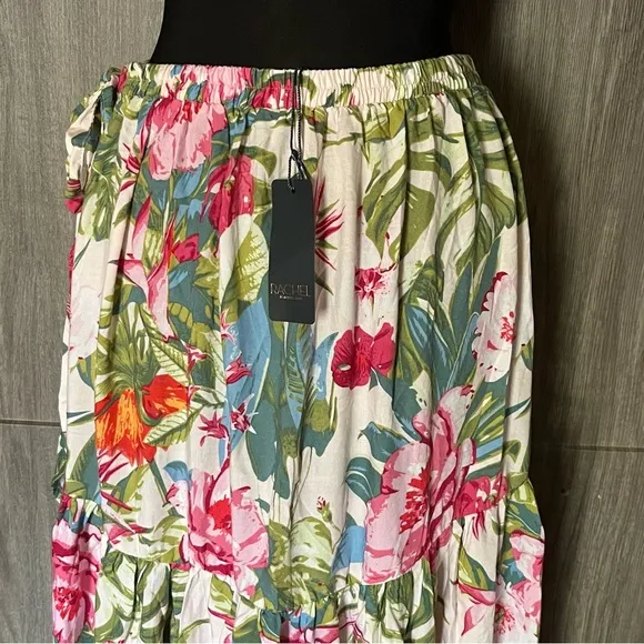 Rachel Roy Colorful Floral Wrap Skirt