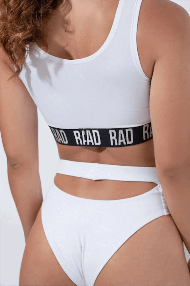 RAD Bahari Top - White Glitter