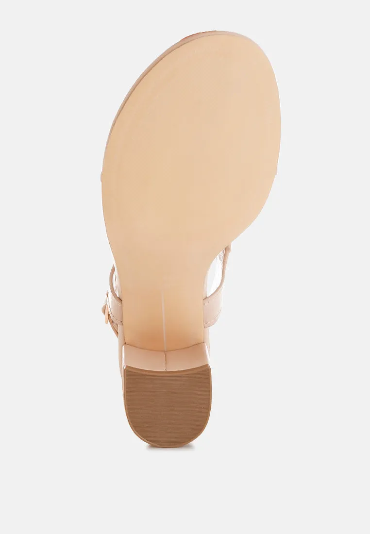 Real Leather Thong Toe Sandals By RUW