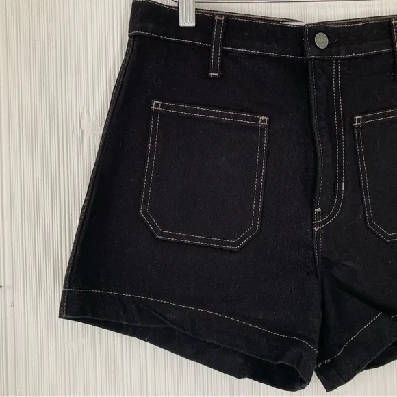 Reformation Alyssa High Rise Denim Short 28
