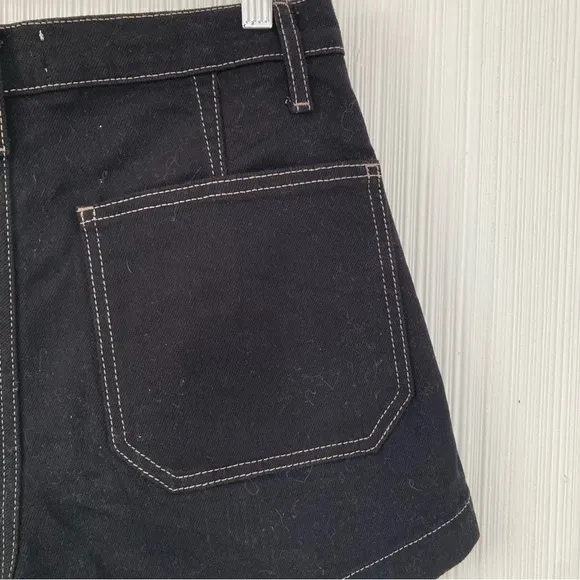 Reformation Alyssa High Rise Denim Short 28