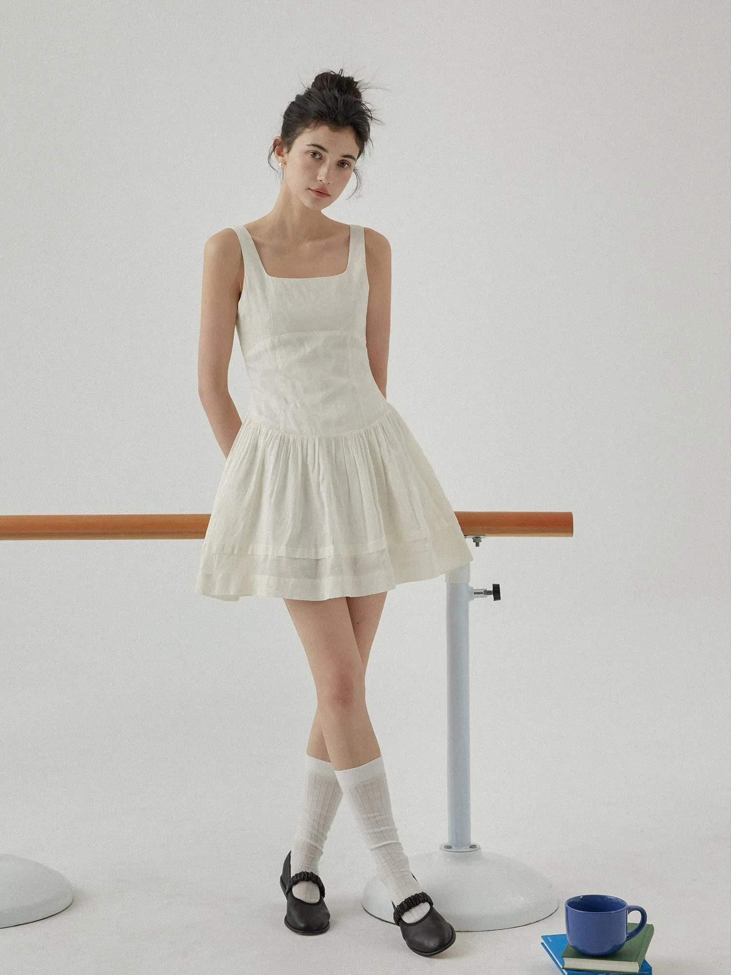 Retro Suspender Dress