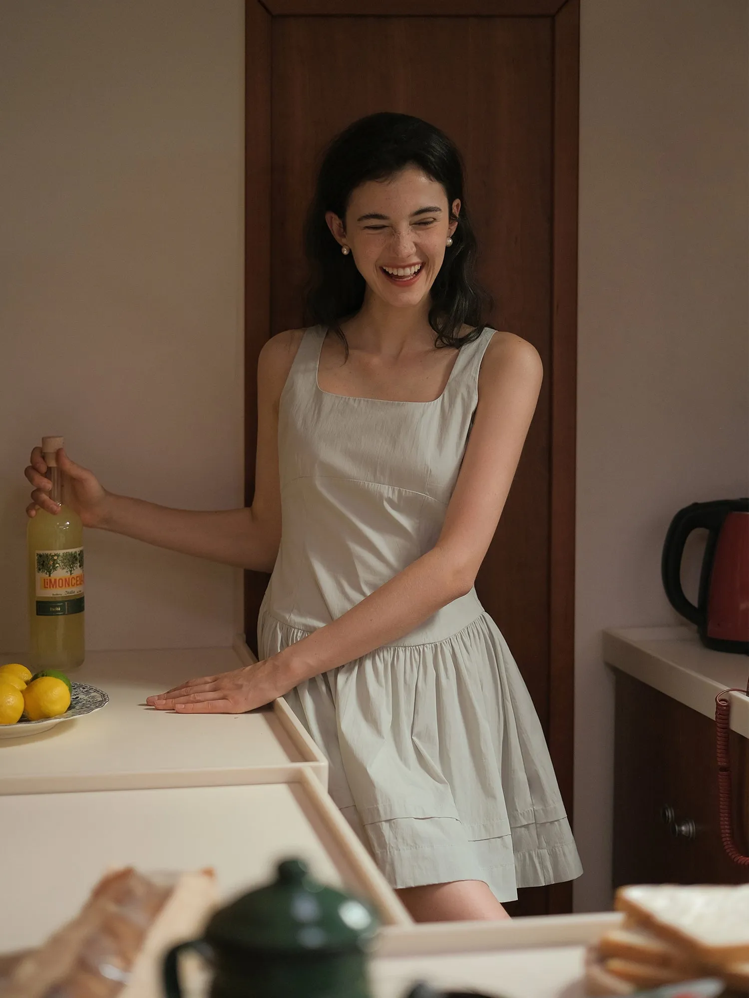 Retro Suspender Dress