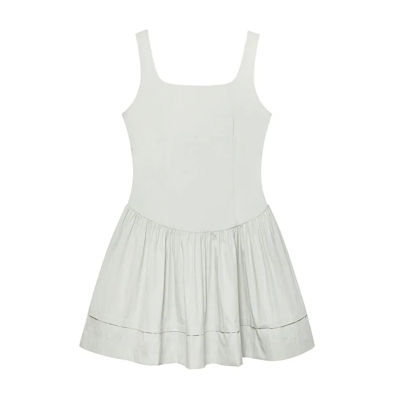 Retro Suspender Dress