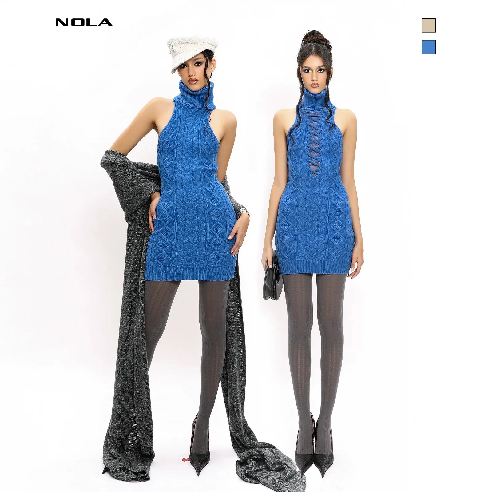 Reversible Knit Dress