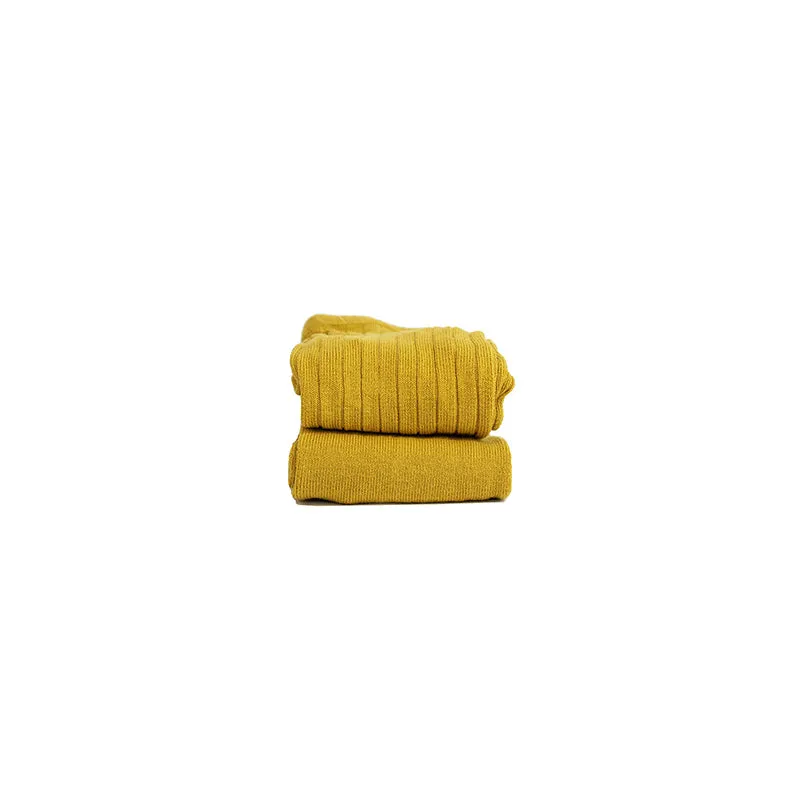 Ribbed Tights Mustard