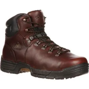 Rocky Men's Mobilite 6" Steel Toe Waterproof Work Boot - Brown - FQ0006114