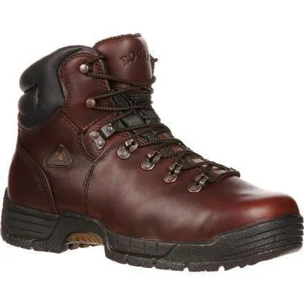 Rocky Men's Mobilite 6" Steel Toe Waterproof Work Boot - Brown - FQ0006114