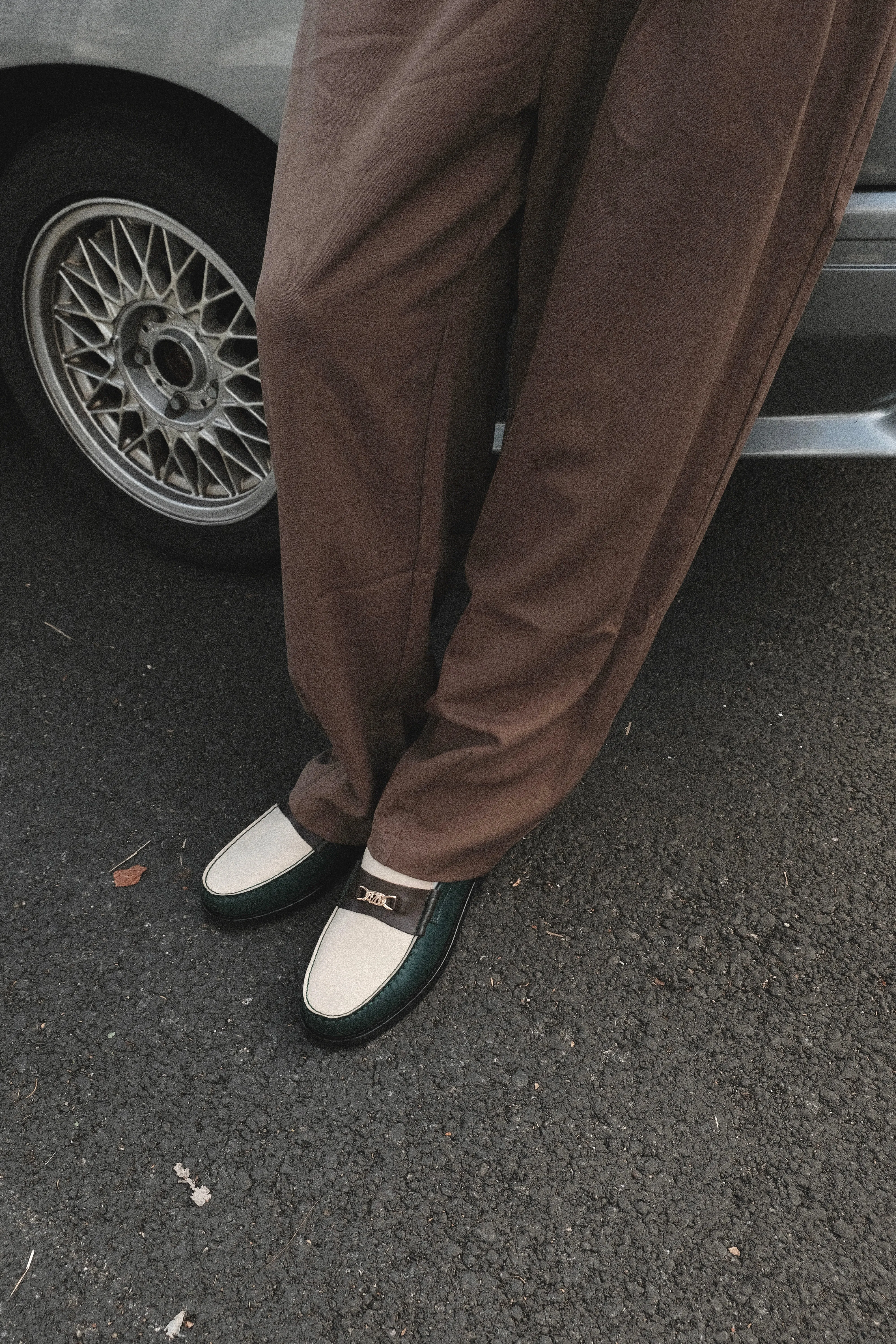 Roma Vintage Green Leather
