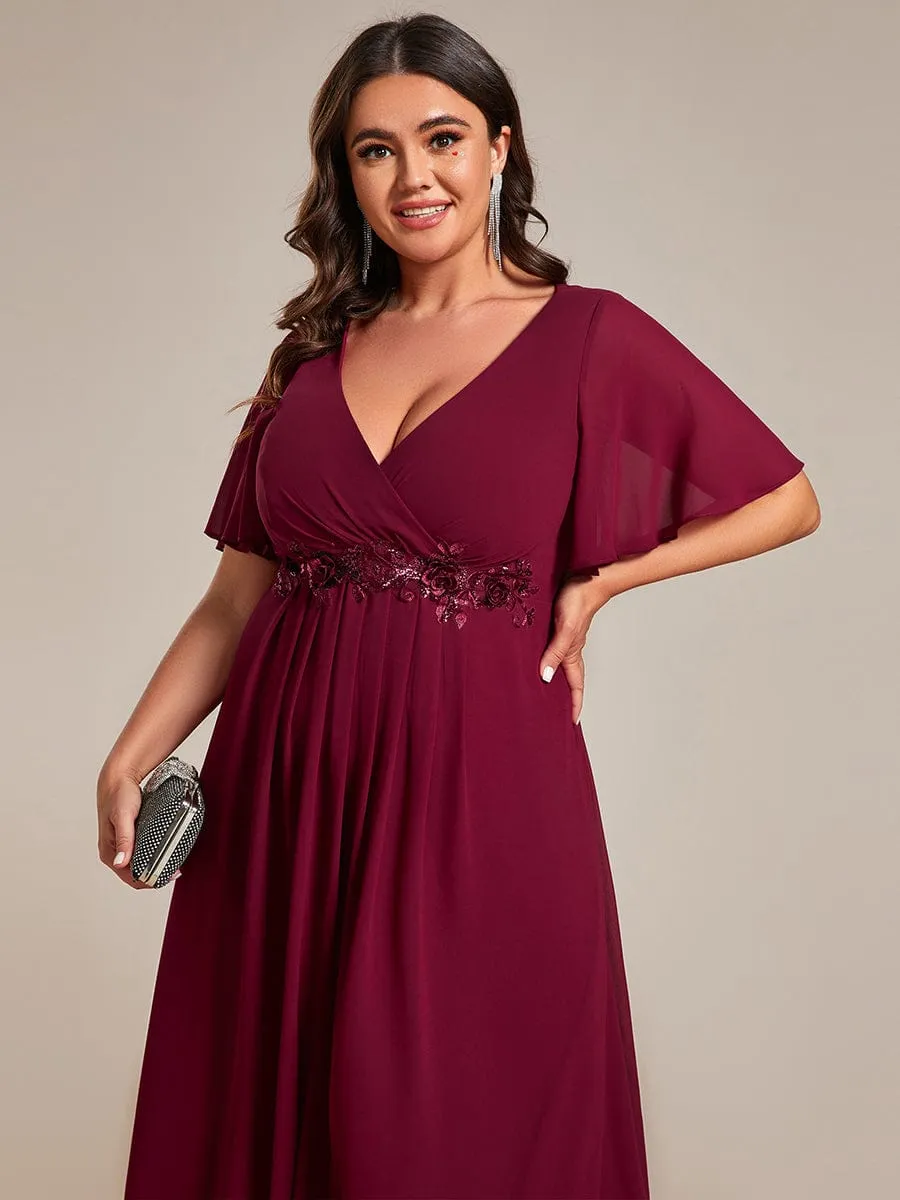 Roycebridal Corrieanne midi Mother of the bride/groom dress in burgundy Express NZ wide