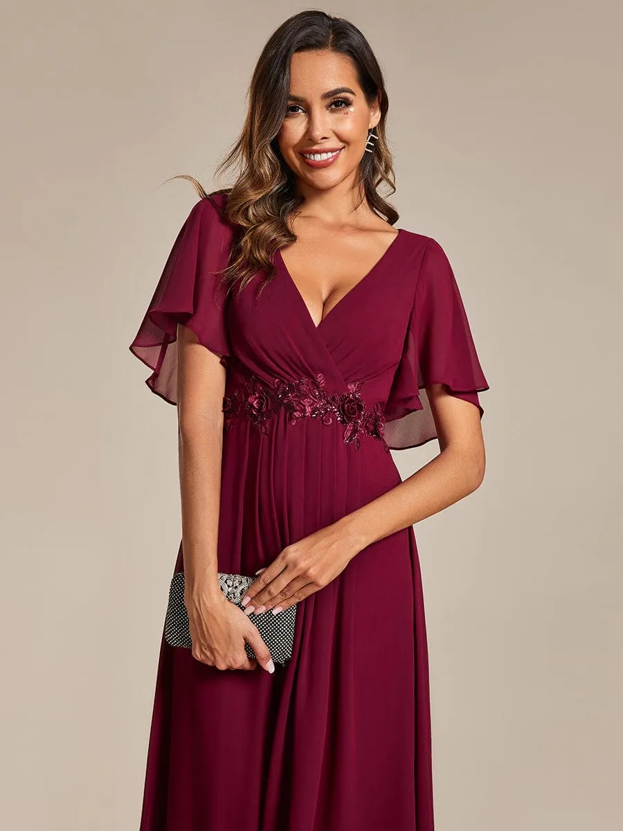Roycebridal Corrieanne midi Mother of the bride/groom dress in burgundy Express NZ wide