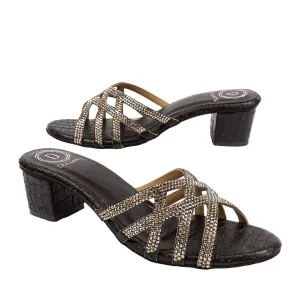 Samah Heels S94H - Slate Black