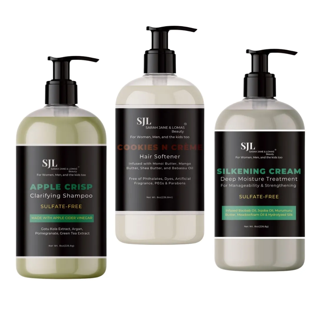 Sarah Jane and Lomas Mini Wash N Go Bundle - Gift Set (4oz sizes)