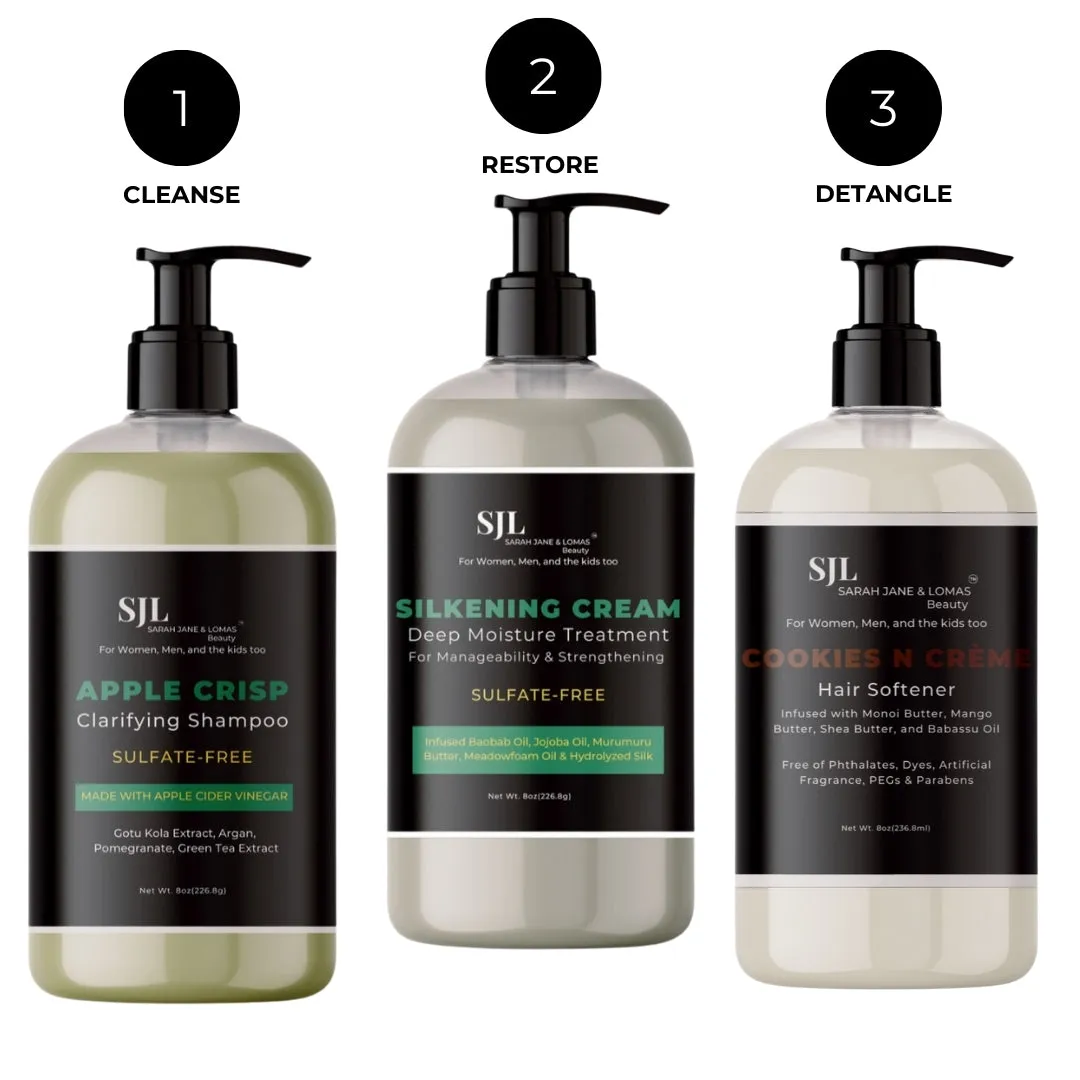Sarah Jane and Lomas Mini Wash N Go Bundle - Gift Set (4oz sizes)