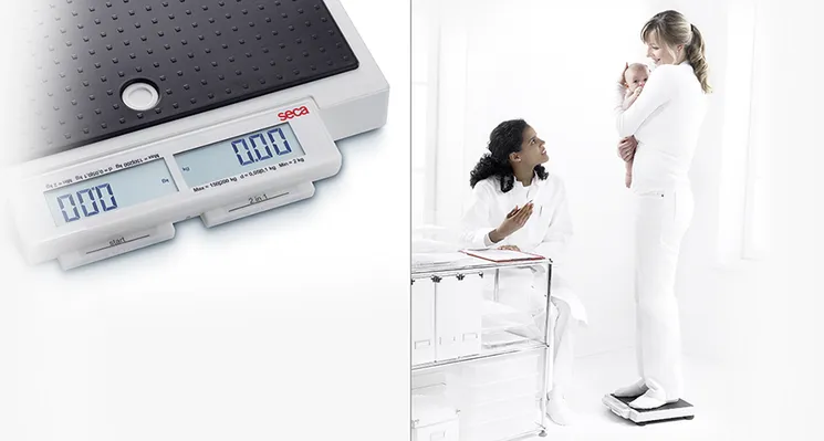 seca 354 - Electronic baby / infant scale with detachable tray