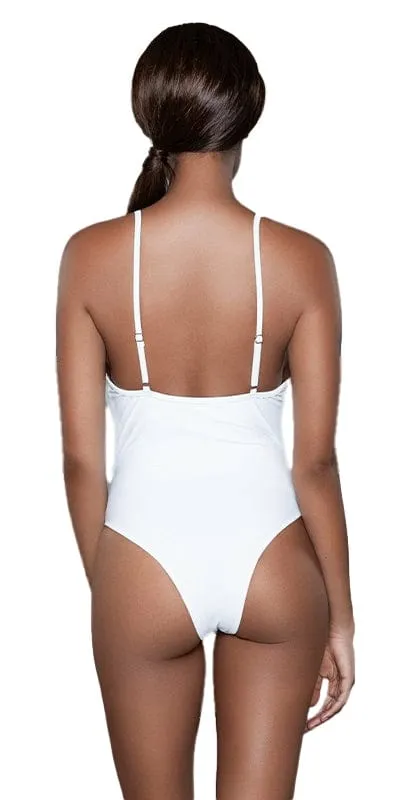 Sexy Amber Tie Front Cut Out Swimsuit