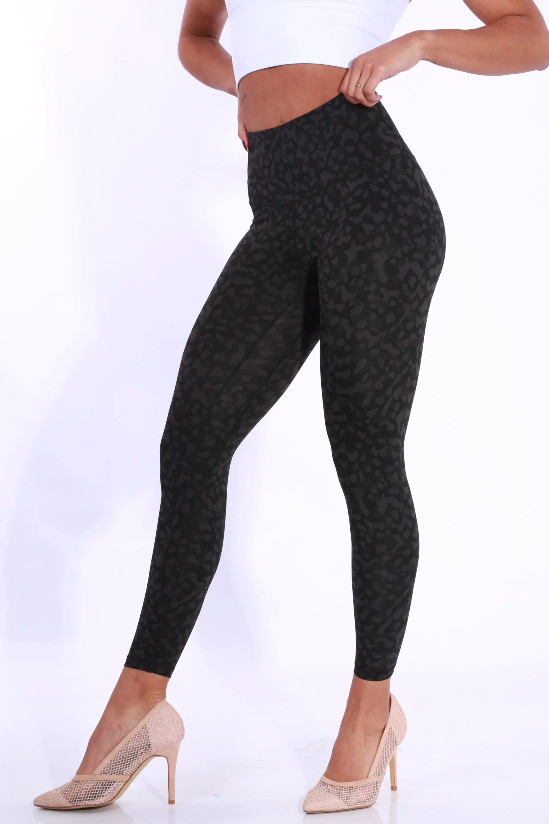 Shapewear TNG Leggings - Black Leopard