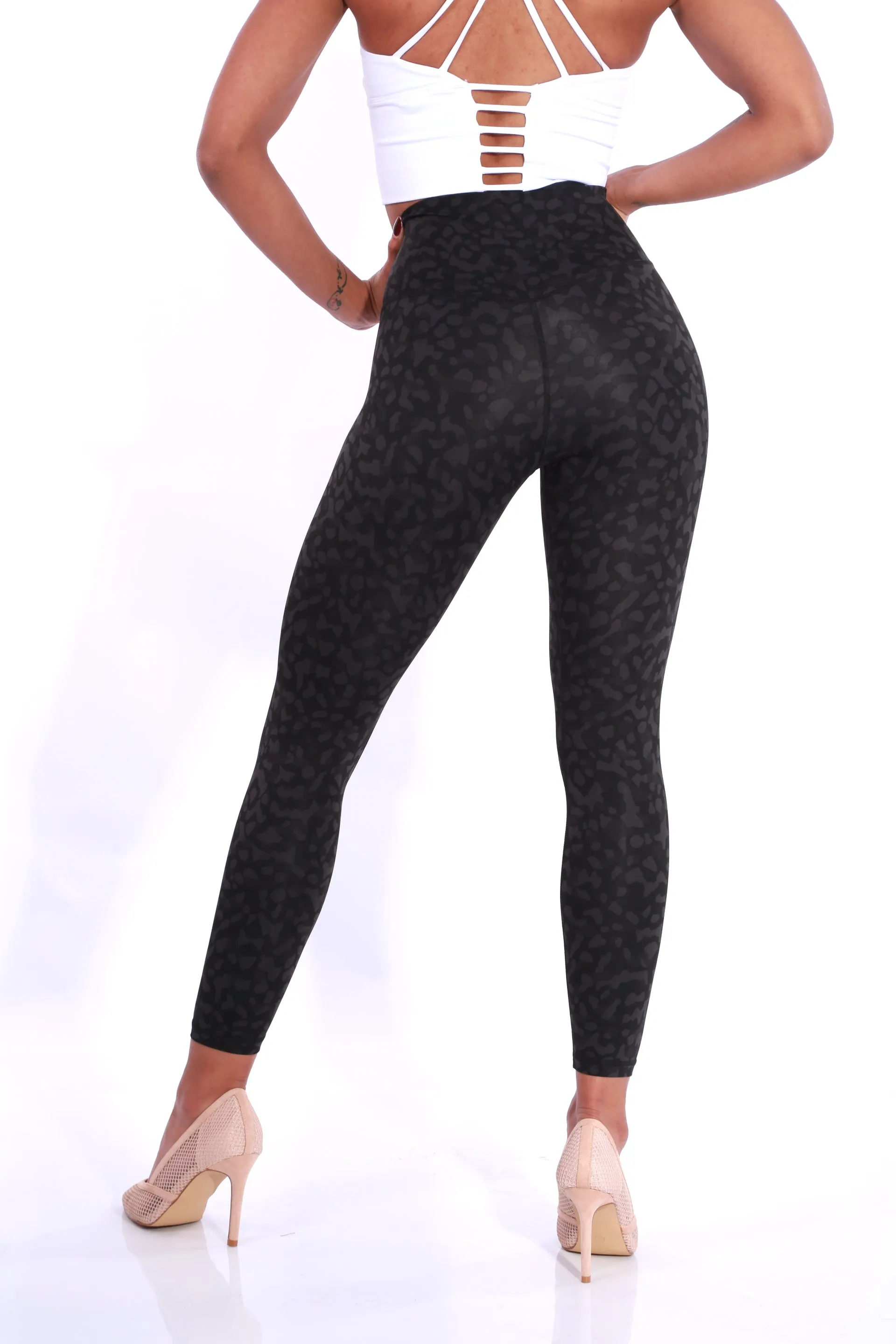 Shapewear TNG Leggings - Black Leopard