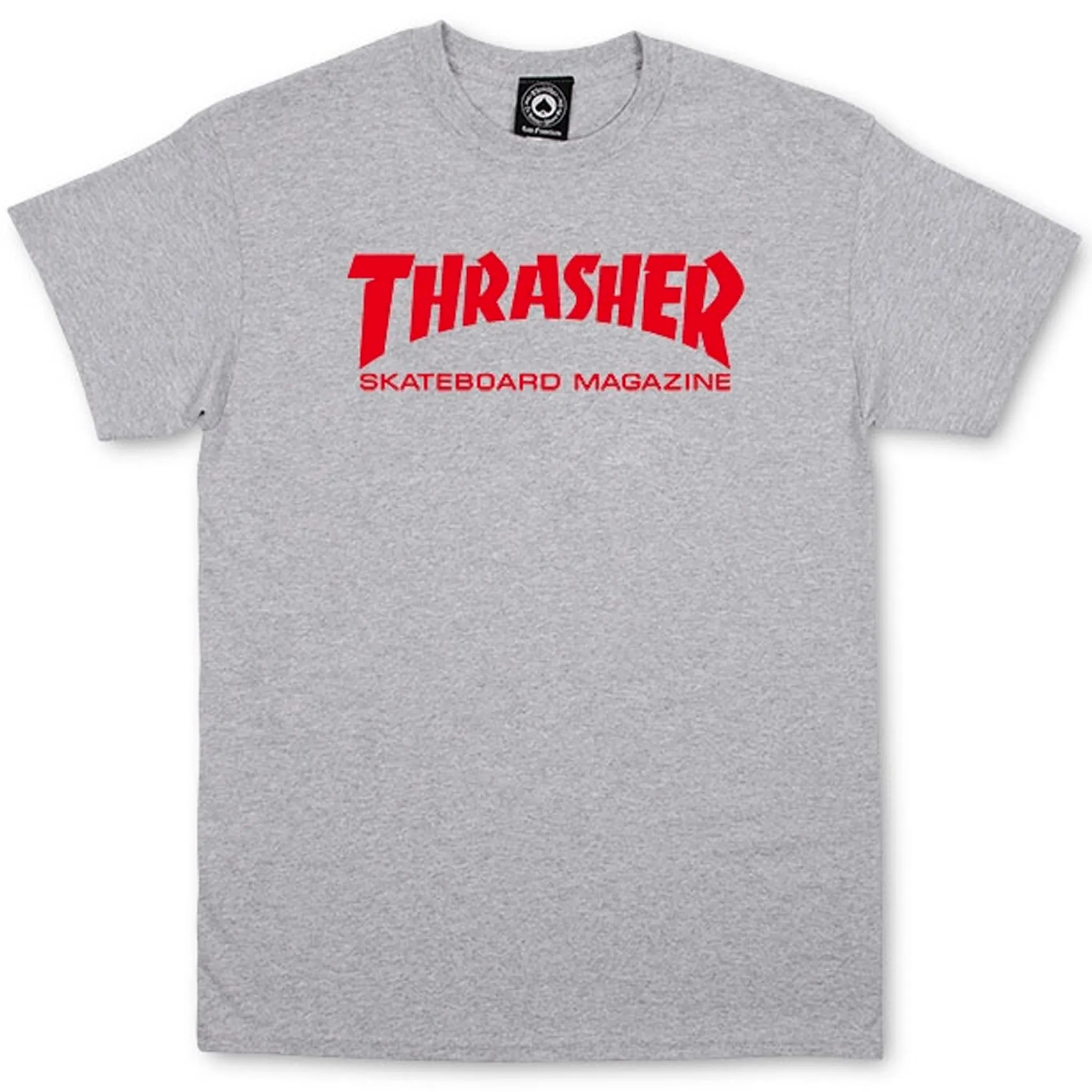 Skate Mag Tee (Grey/Red)