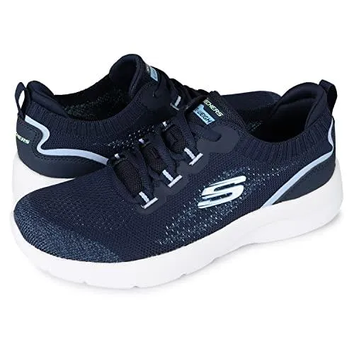 Skechers Ladies Dynamight 2.0 Daytime Stride Navy Lace Up Shoes 149546/NVPW