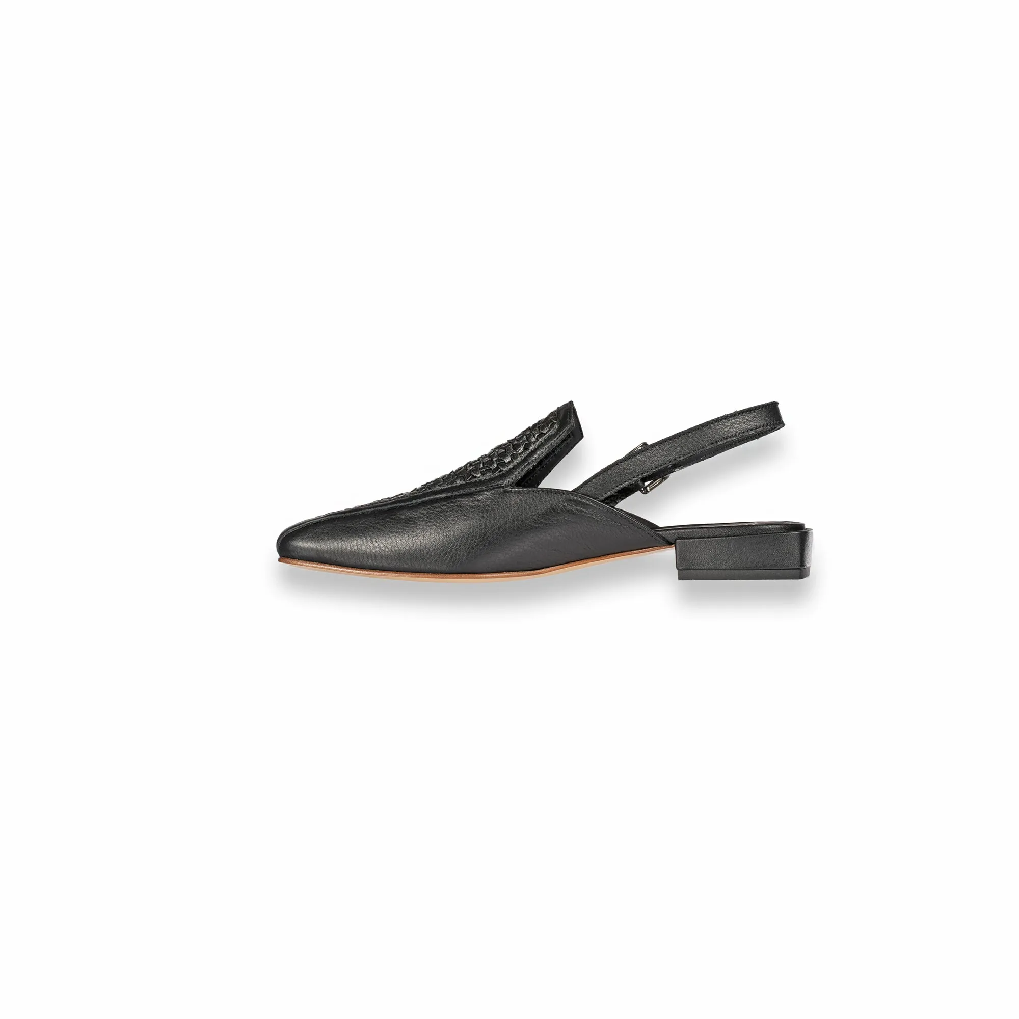 Slingback Weave Woven Madreperla