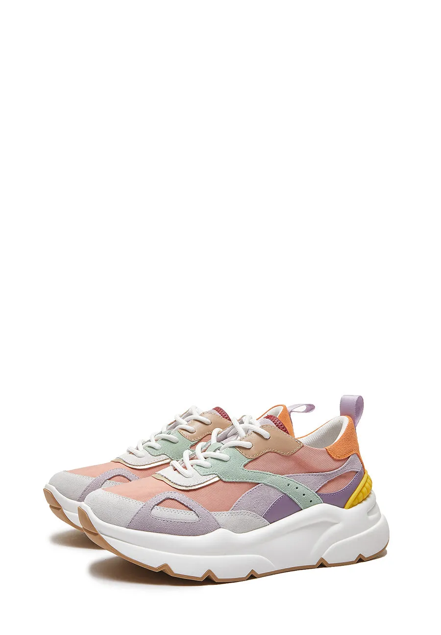 Sneaker multicolor fondo running Emanuelle Vee