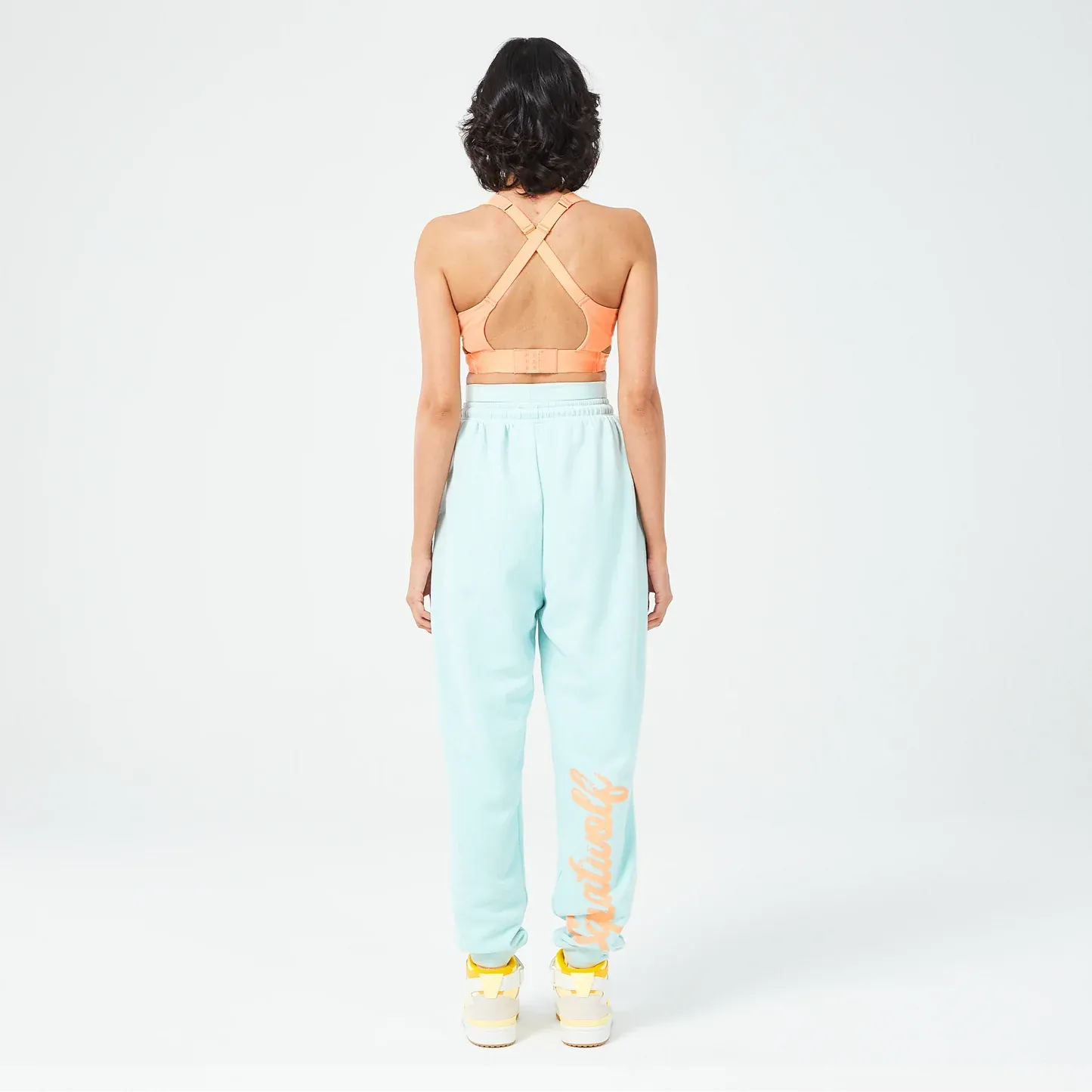 SQUATWOLF RETROGRADE CRISS CROSS BRA TOP