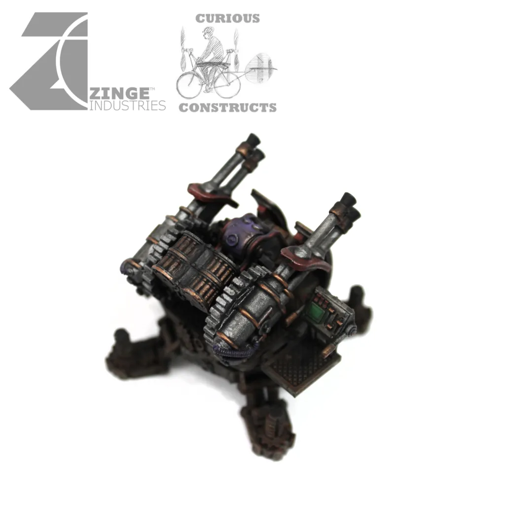 Steampunk Static "Mandrill" Gun Platform and Gun X 1