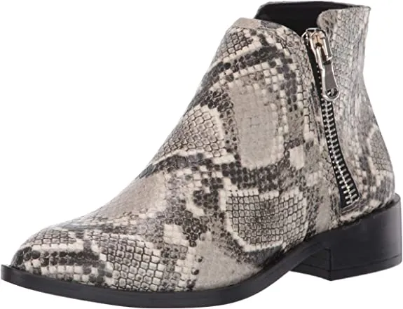STEVEN by Steve Madden Women's Hickory Ankle Boot, Natural Multi, 5.5 M US