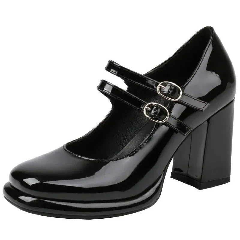 Straps Mary Janes High Heels Platform Shoes
