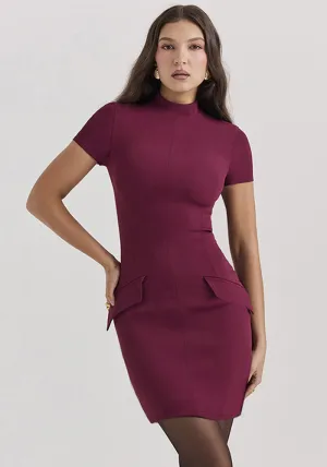 Stylish Pocket Short Sleeve Bodycon Dress for Effortless Everyday Chic