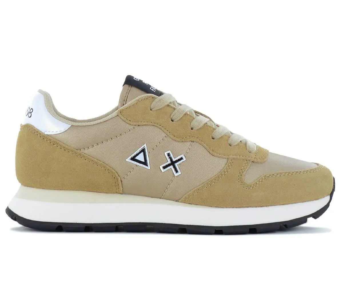 SUN68 Ally Bright Suede and Nylon - Damen Sneakers Schuhe Gold Z44203-43