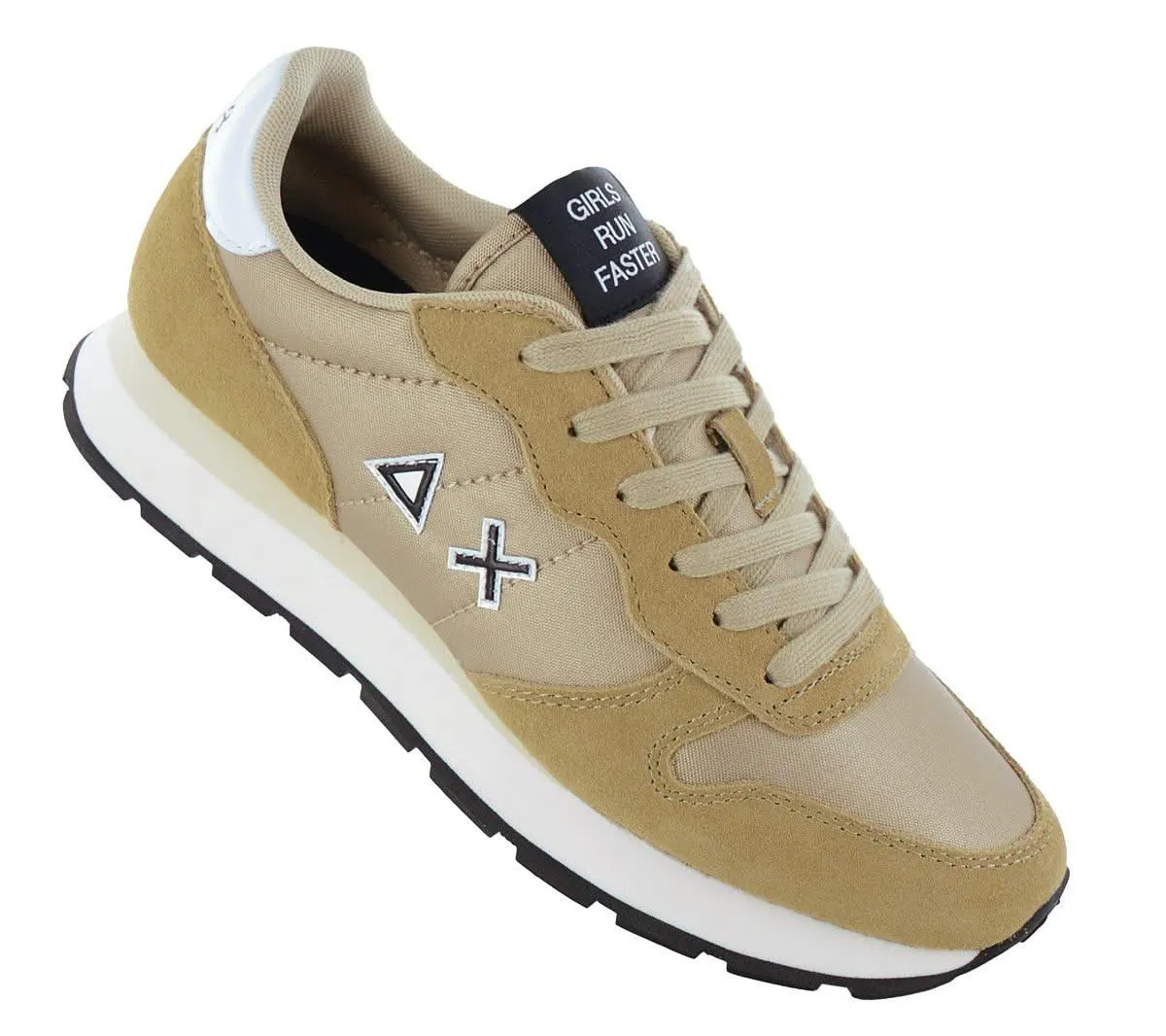 SUN68 Ally Bright Suede and Nylon - Damen Sneakers Schuhe Gold Z44203-43