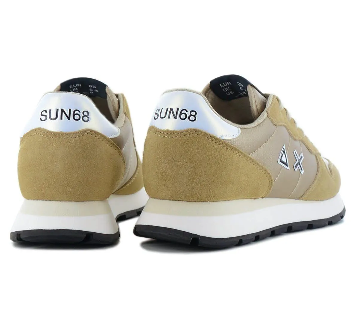 SUN68 Ally Bright Suede and Nylon - Damen Sneakers Schuhe Gold Z44203-43