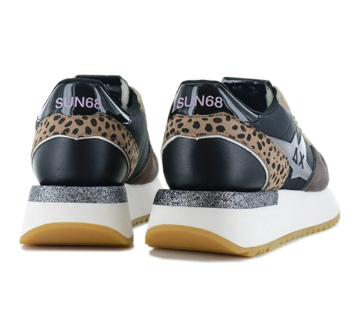 SUN68 Big Stargirl - Damen Sneakers Plateau Schuhe Z44218-11